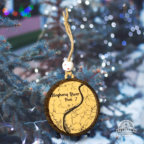 Allegheny River Map Ornaments - Image 6