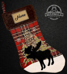plaid-moose-stocking