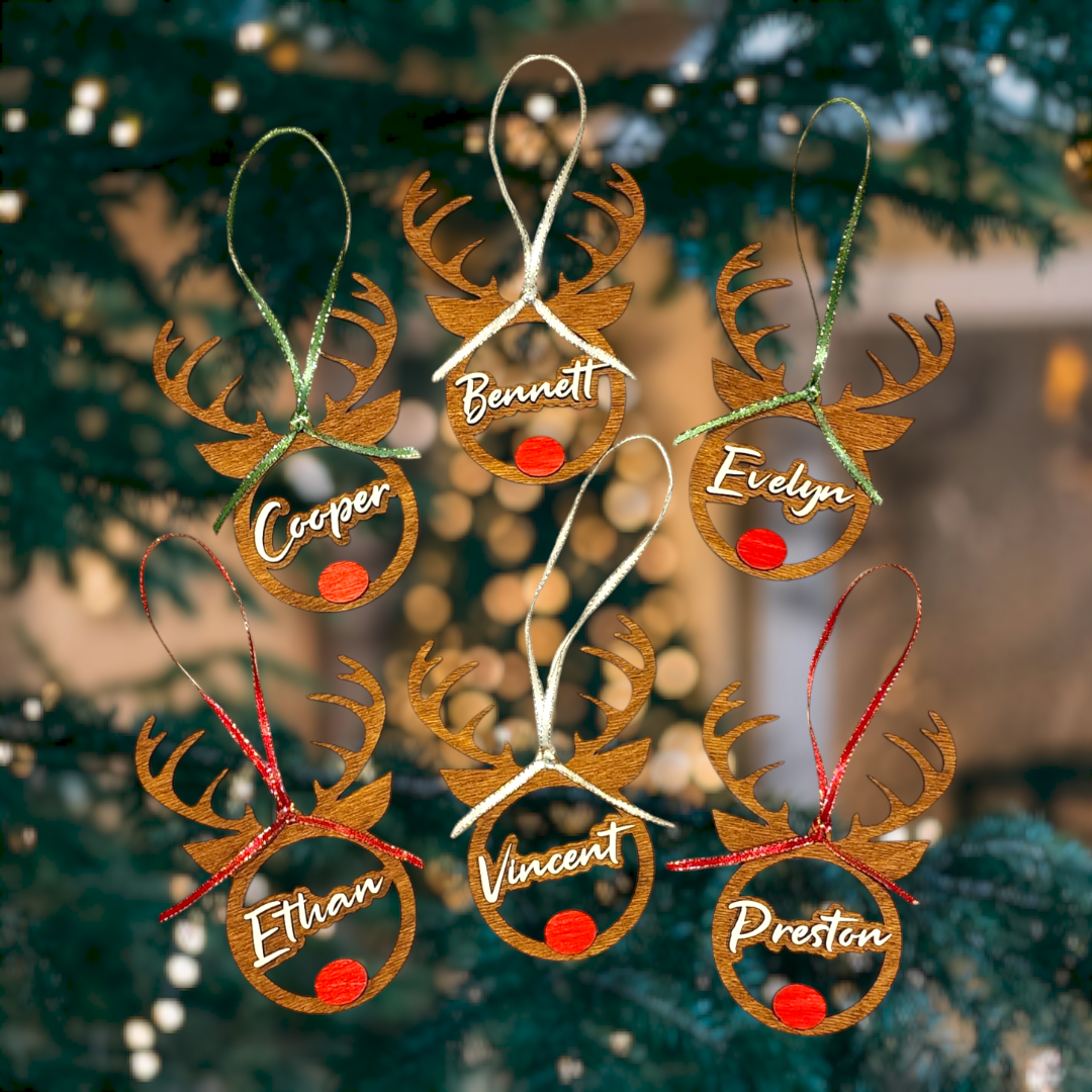 reindeer name ornament